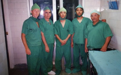 Viaje de practicas clinicas Cuba. Febrero del 2001